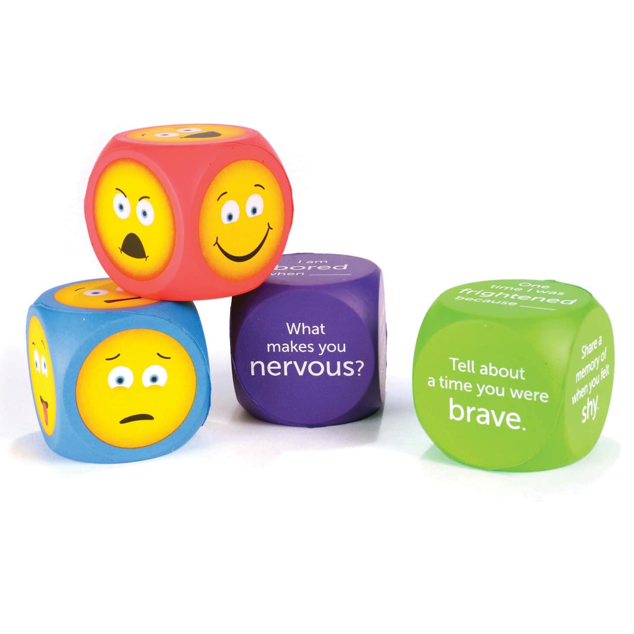 Learning Resources&#xAE; Soft Foam Emoji Cubes, 2 Sets